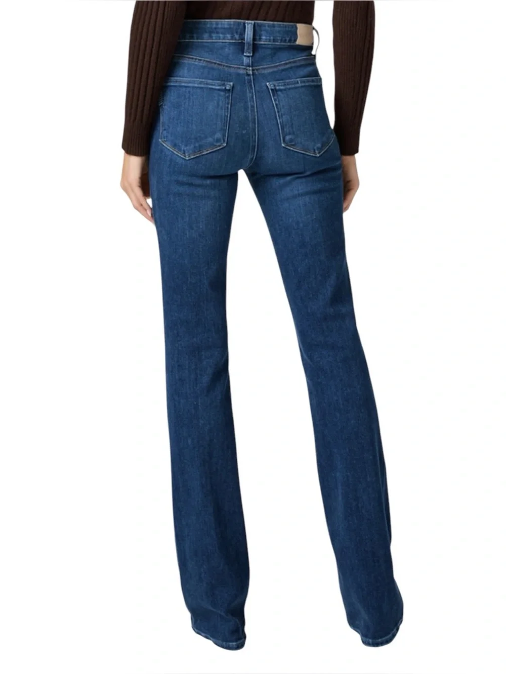 Paige‎ High Rise Laurel Canyon Dark Blue Bootcut Jeans Size 27